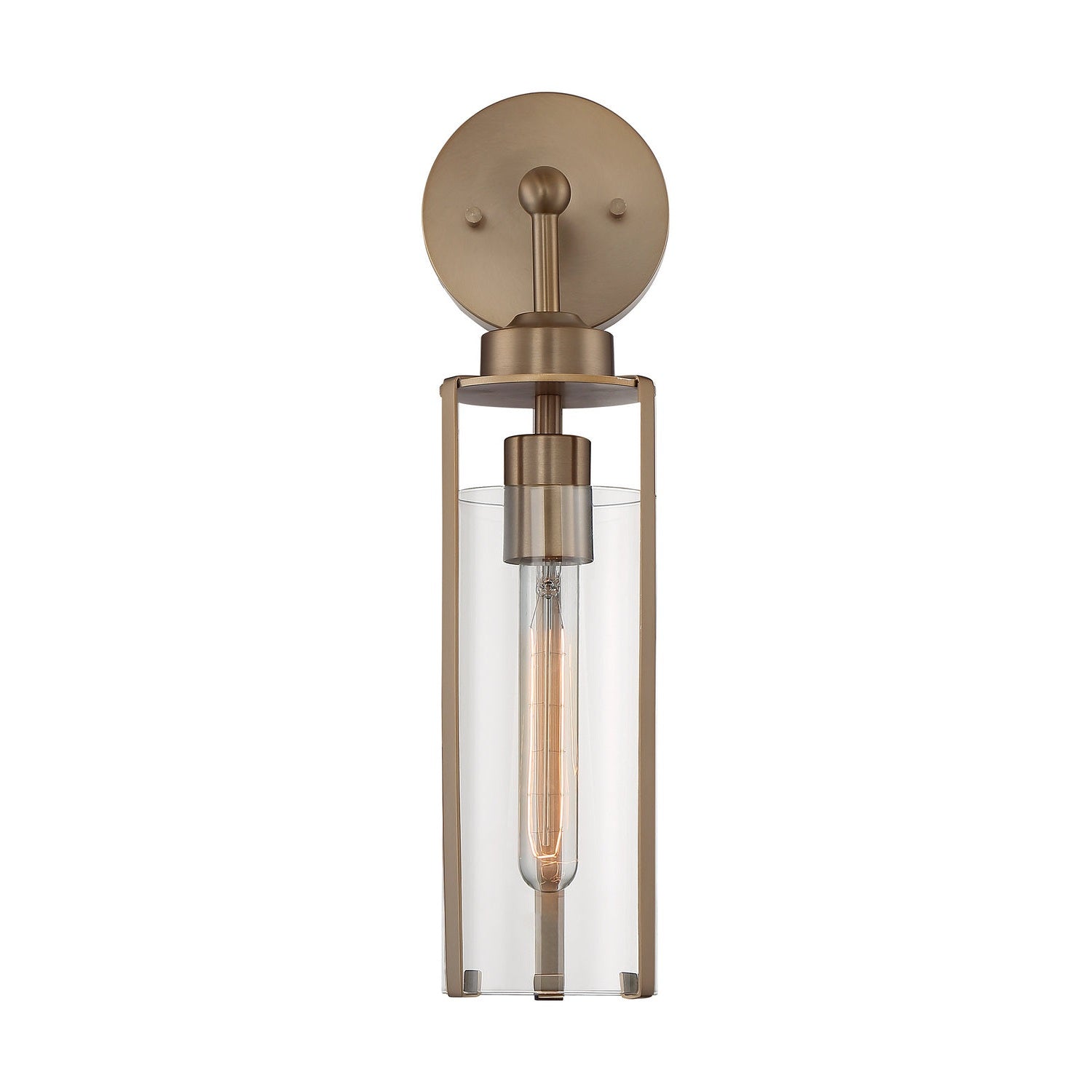 Nuvo Lighting - 60-7151 - One Light Wall Sconce - Marina - Burnished Brass