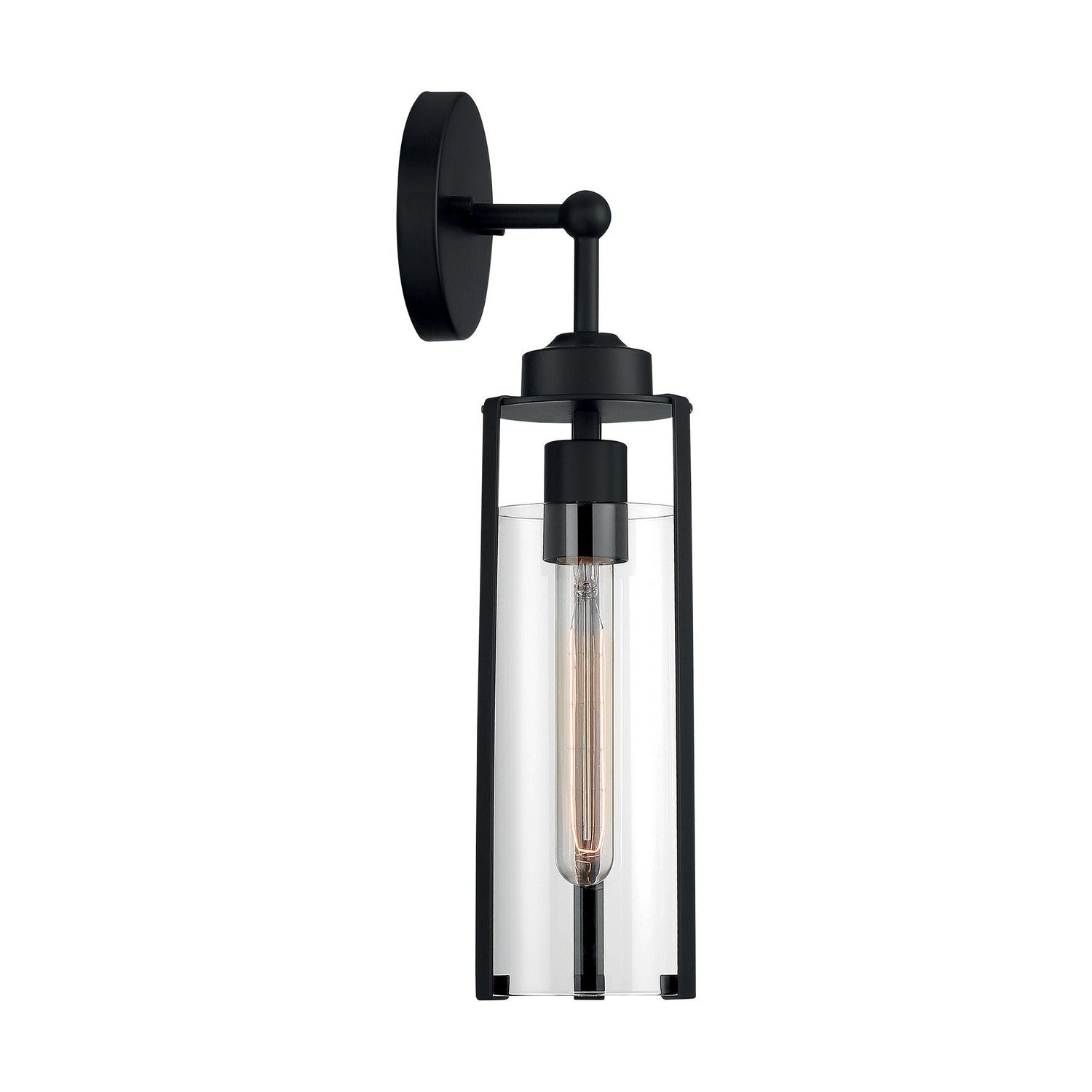 Nuvo Lighting - 60-7161 - One Light Wall Sconce - Marina - Matte Black