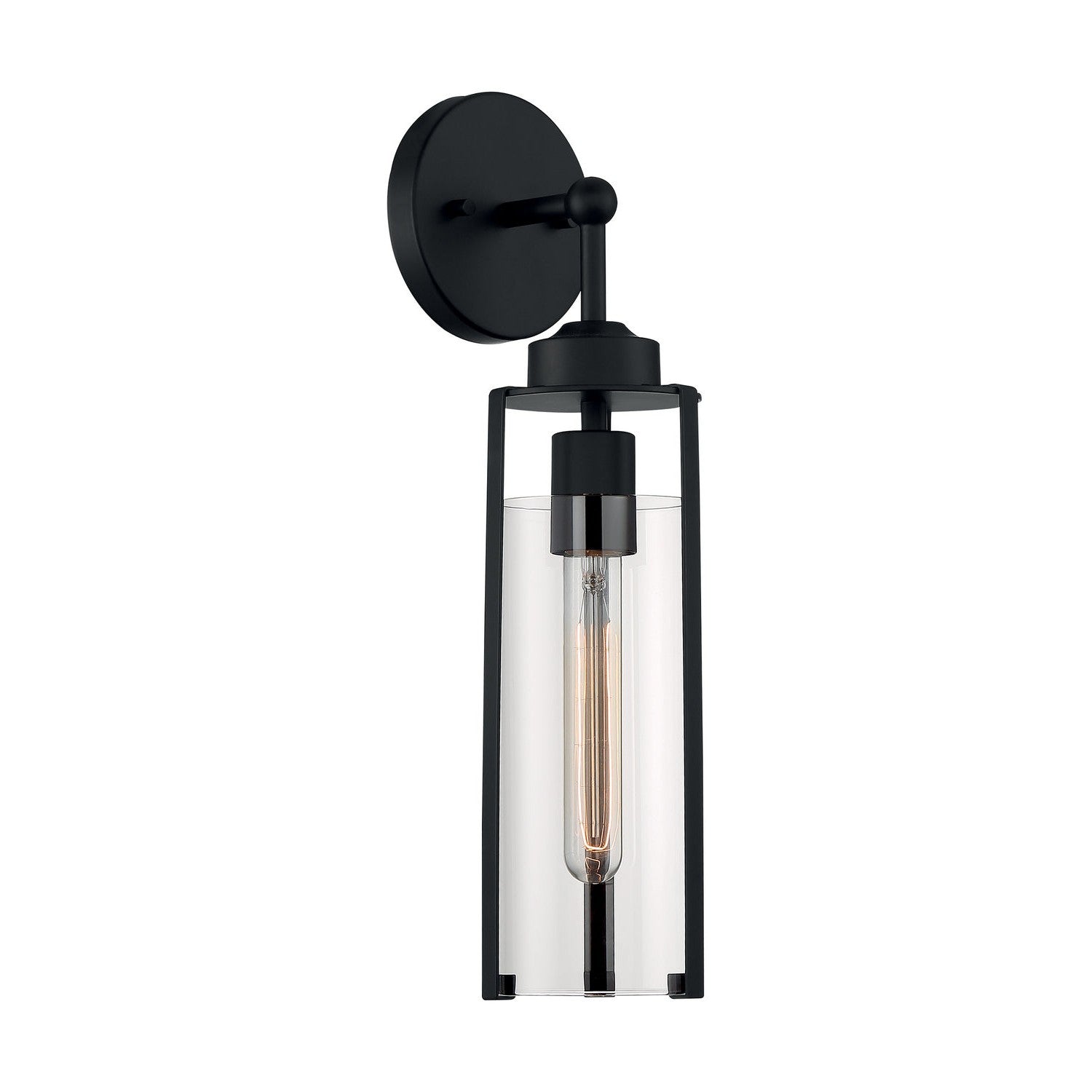 Nuvo Lighting - 60-7161 - One Light Wall Sconce - Marina - Matte Black
