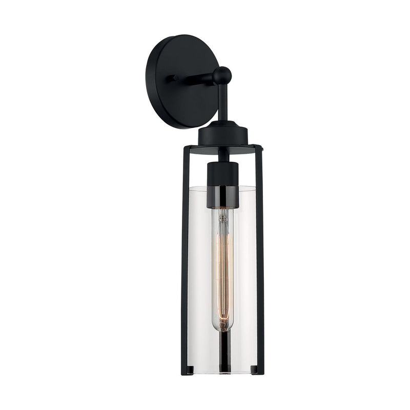 Nuvo Lighting - 60-7161 - One Light Wall Sconce - Marina - Matte Black
