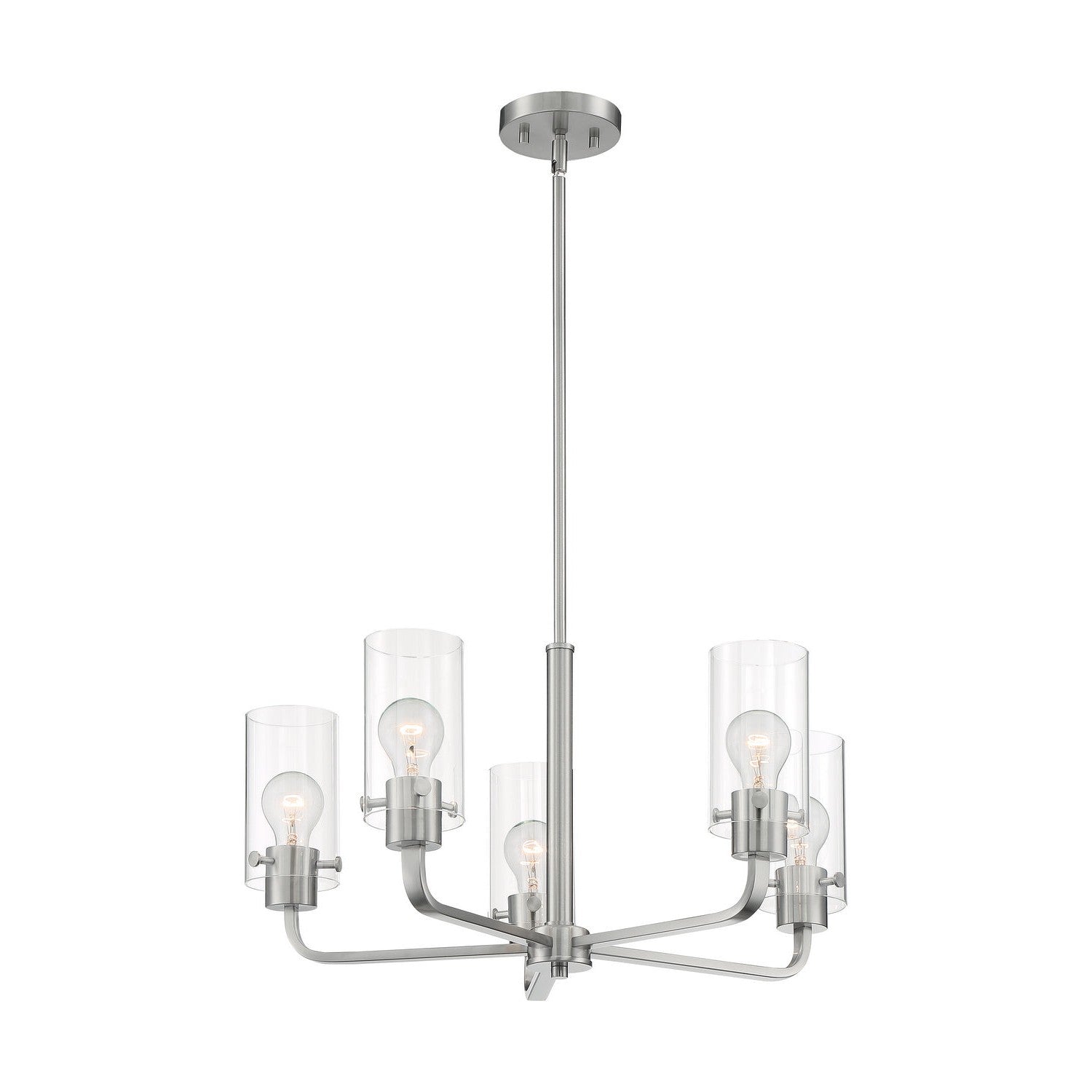 Nuvo Lighting - 60-7175 - Five Light Chandelier - Sommerset - Brushed Nickel