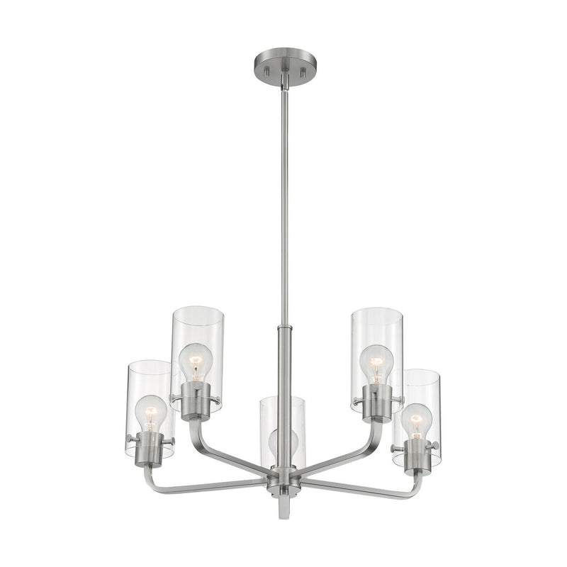 Nuvo Lighting - 60-7175 - Five Light Chandelier - Sommerset - Brushed Nickel
