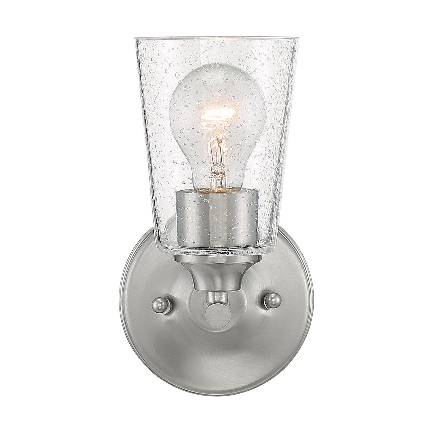Nuvo Lighting - 60-7181 - One Light Vanity - Bransel - Brushed Nickel