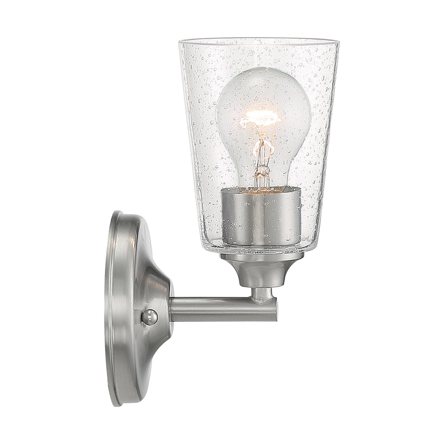 Nuvo Lighting - 60-7181 - One Light Vanity - Bransel - Brushed Nickel