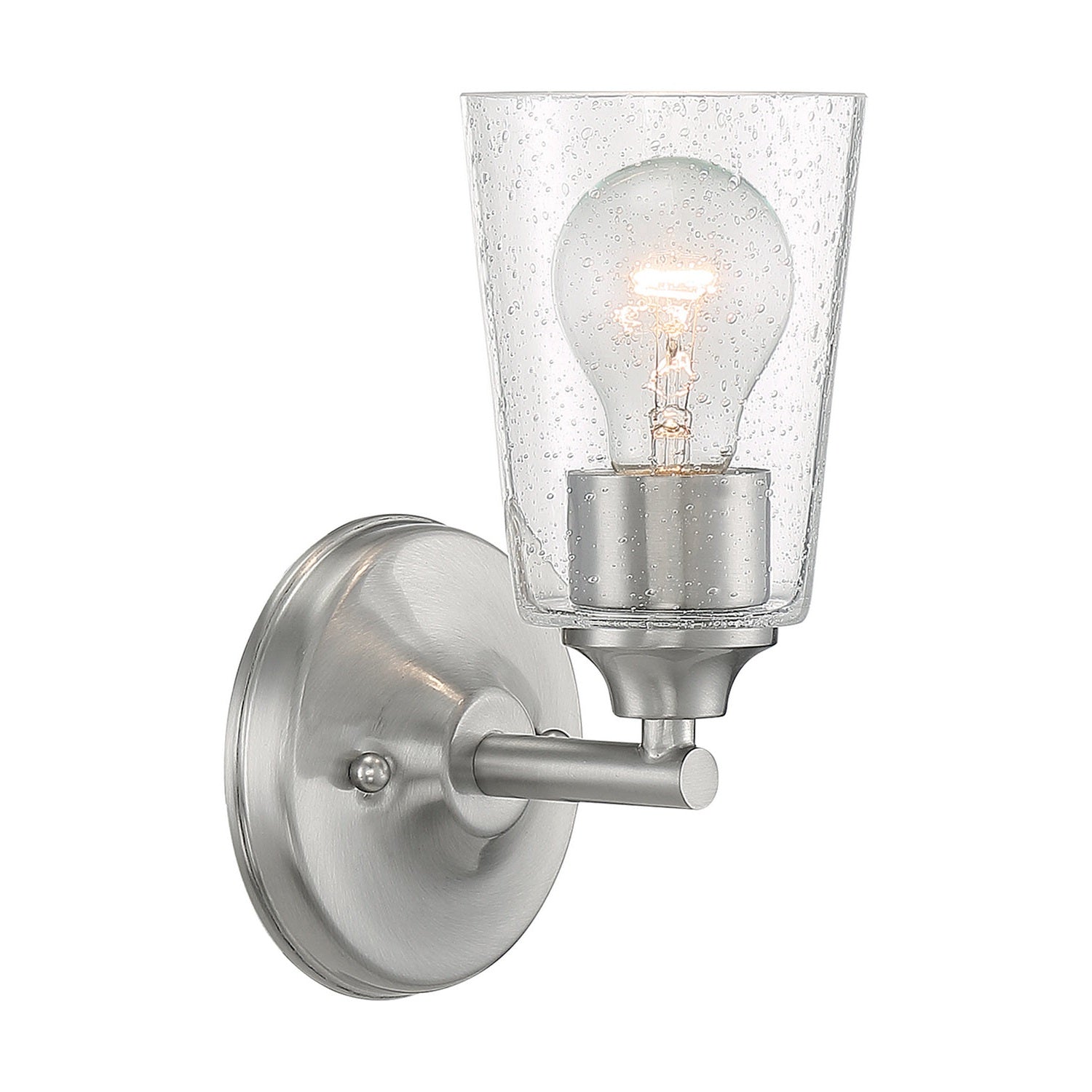 Nuvo Lighting - 60-7181 - One Light Vanity - Bransel - Brushed Nickel