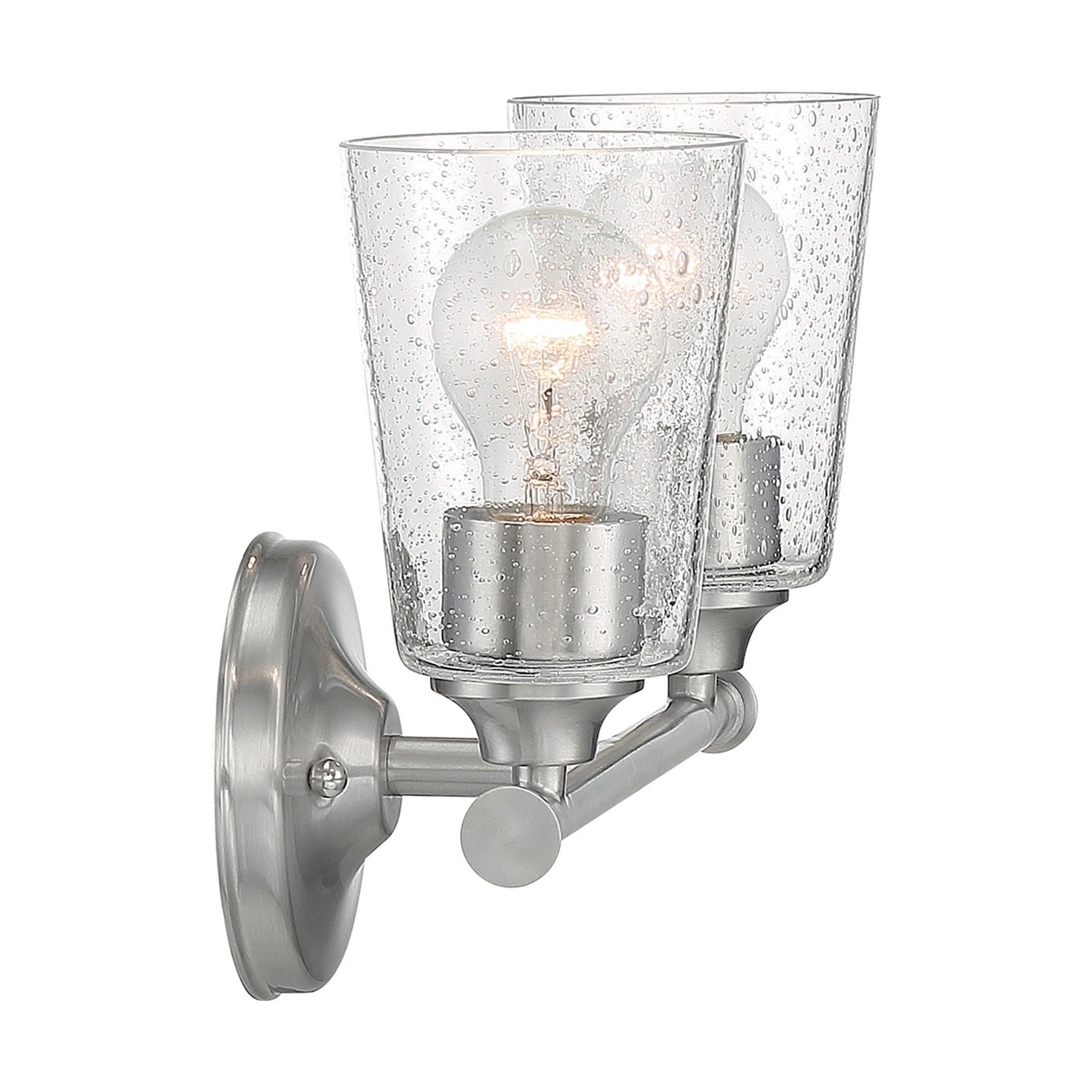 Nuvo Lighting - 60-7182 - Two Light Vanity - Bransel - Brushed Nickel