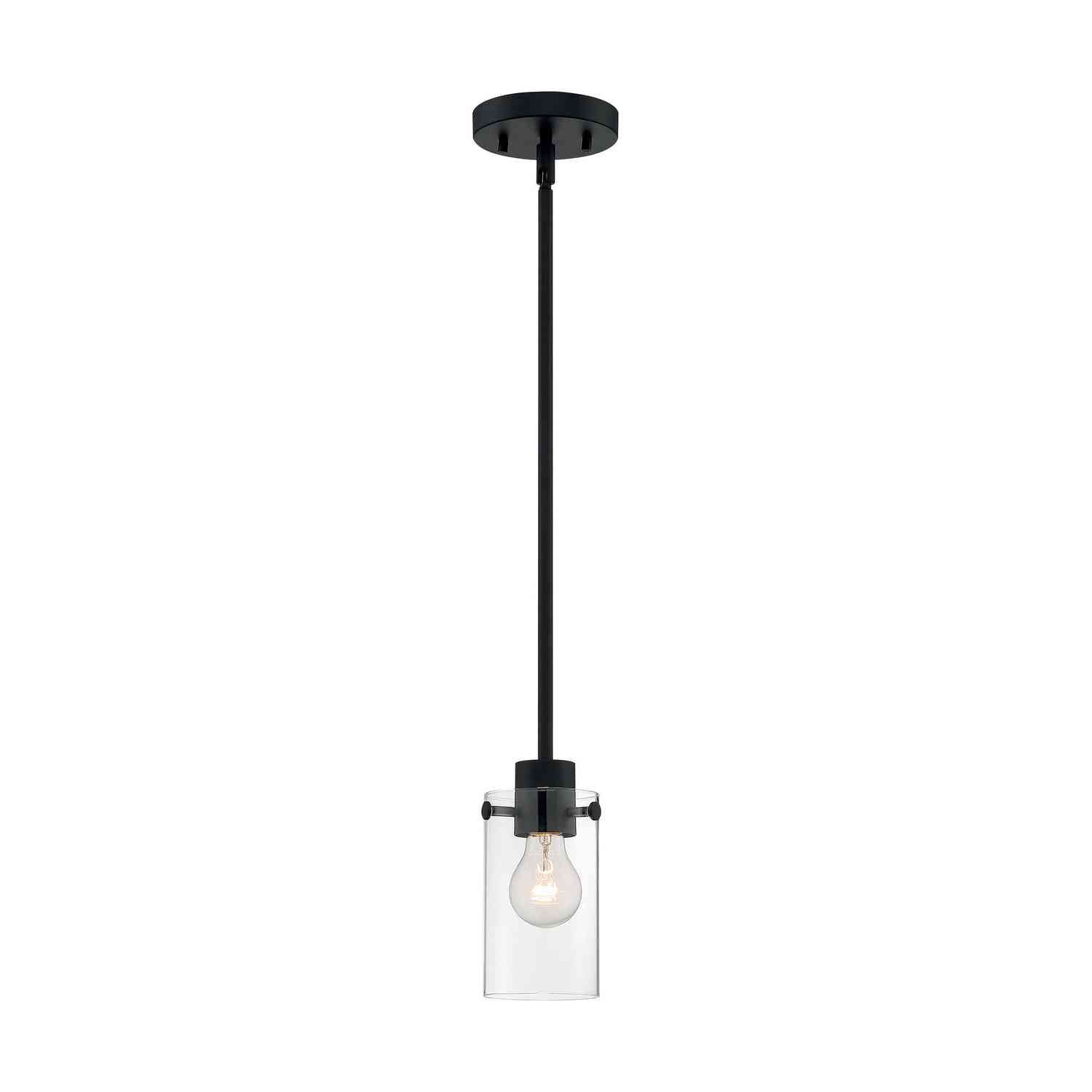 Nuvo Lighting - 60-7270 - One Light Mini Pendant - Sommerset - Matte Black