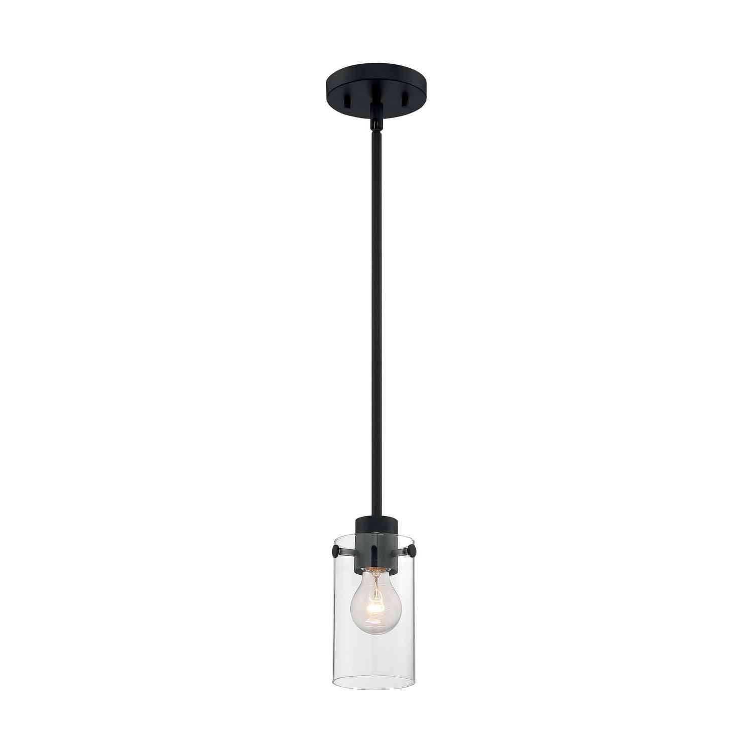 Nuvo Lighting - 60-7270 - One Light Mini Pendant - Sommerset - Matte Black