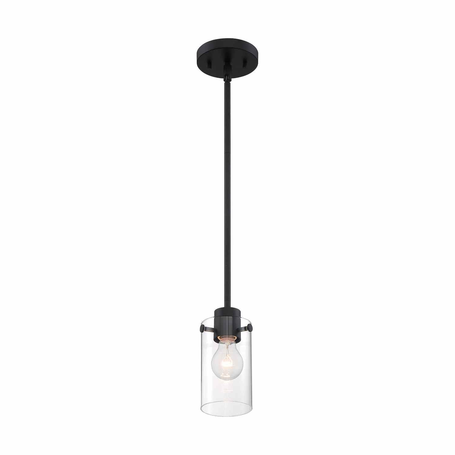 Nuvo Lighting - 60-7270 - One Light Mini Pendant - Sommerset - Matte Black