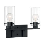 Nuvo Lighting - 60-7272 - Two Light Vanity - Sommerset - Matte Black