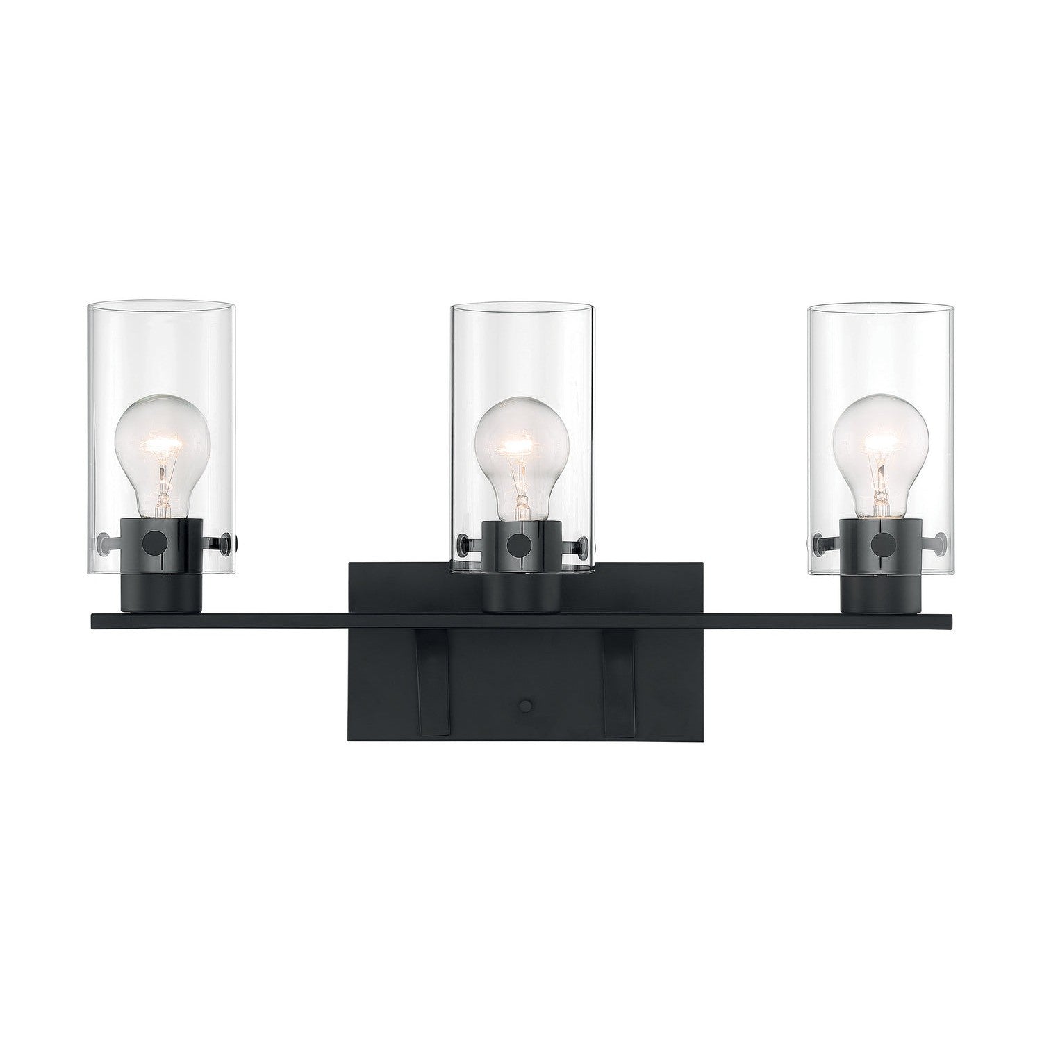 Nuvo Lighting - 60-7273 - Three Light Vanity - Sommerset - Matte Black