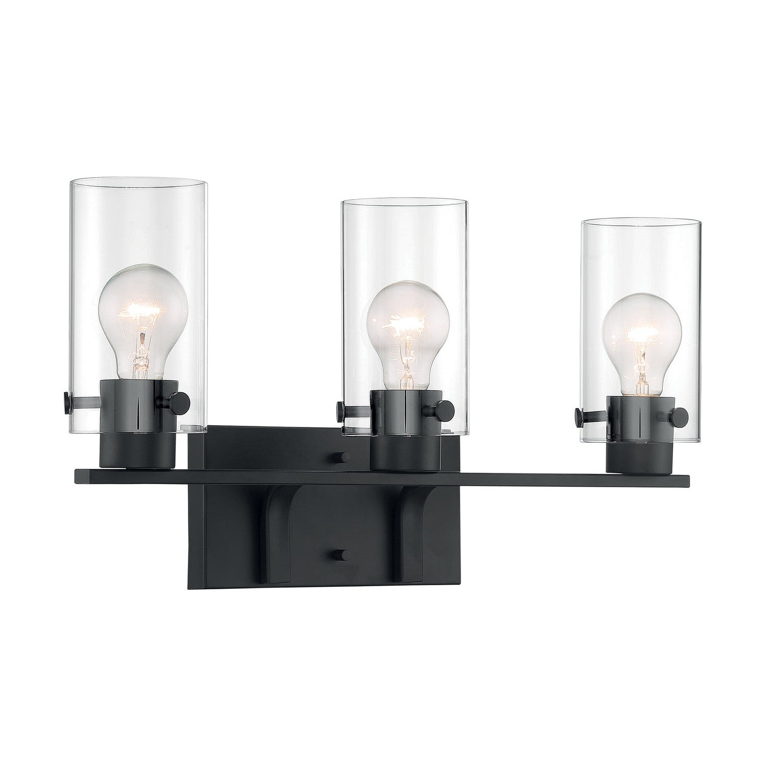 Nuvo Lighting - 60-7273 - Three Light Vanity - Sommerset - Matte Black