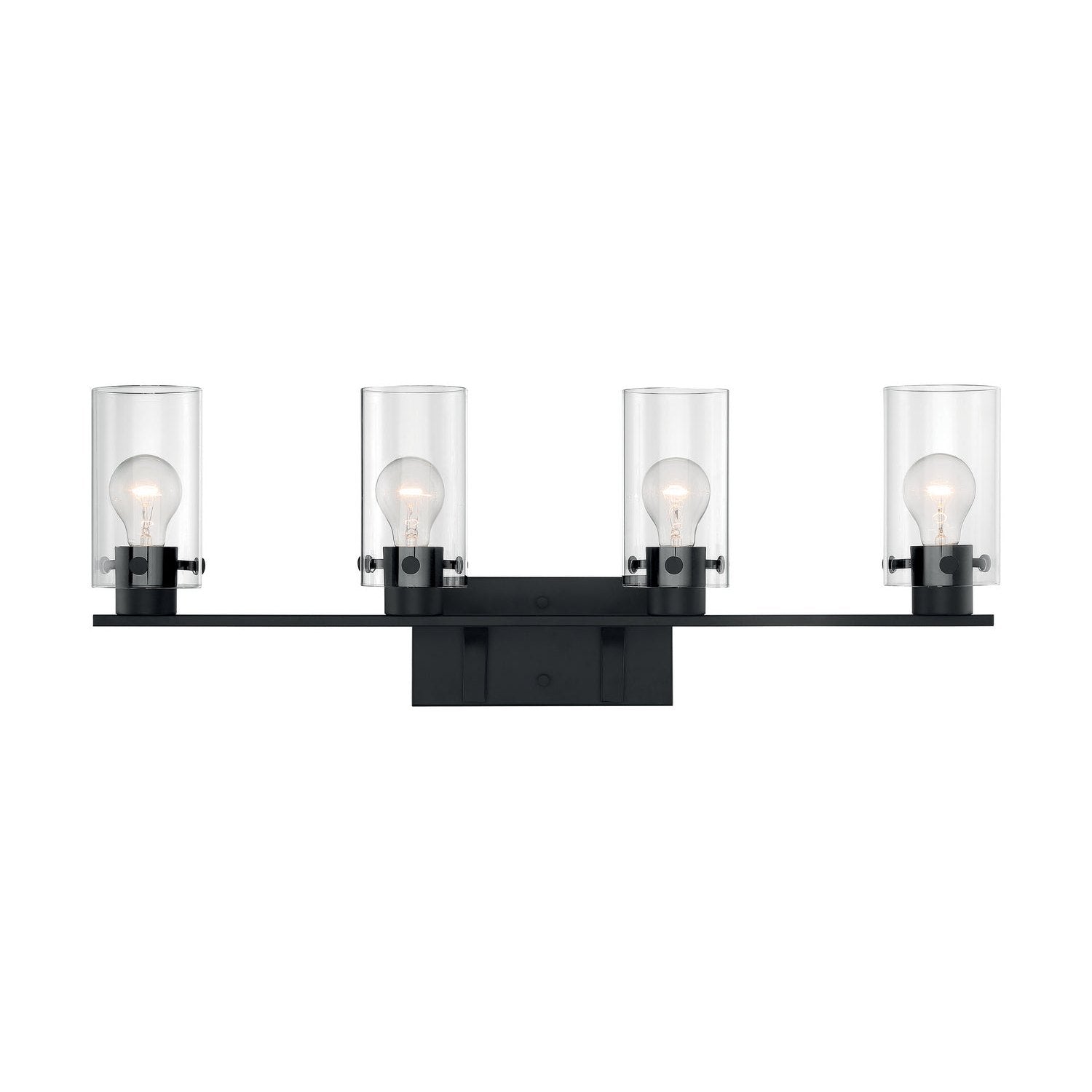 Nuvo Lighting - 60-7274 - Four Light Vanity - Sommerset - Matte Black