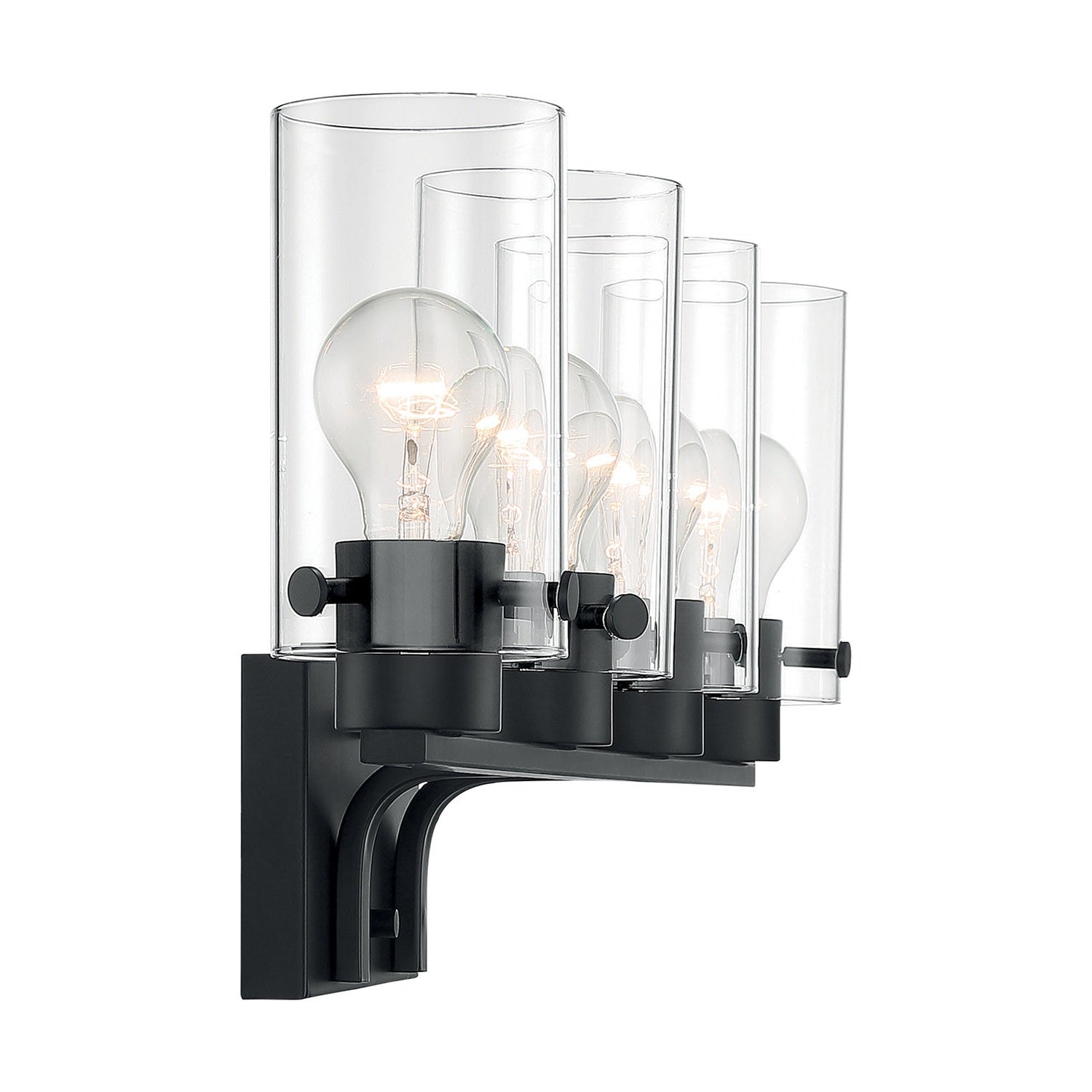 Nuvo Lighting - 60-7274 - Four Light Vanity - Sommerset - Matte Black