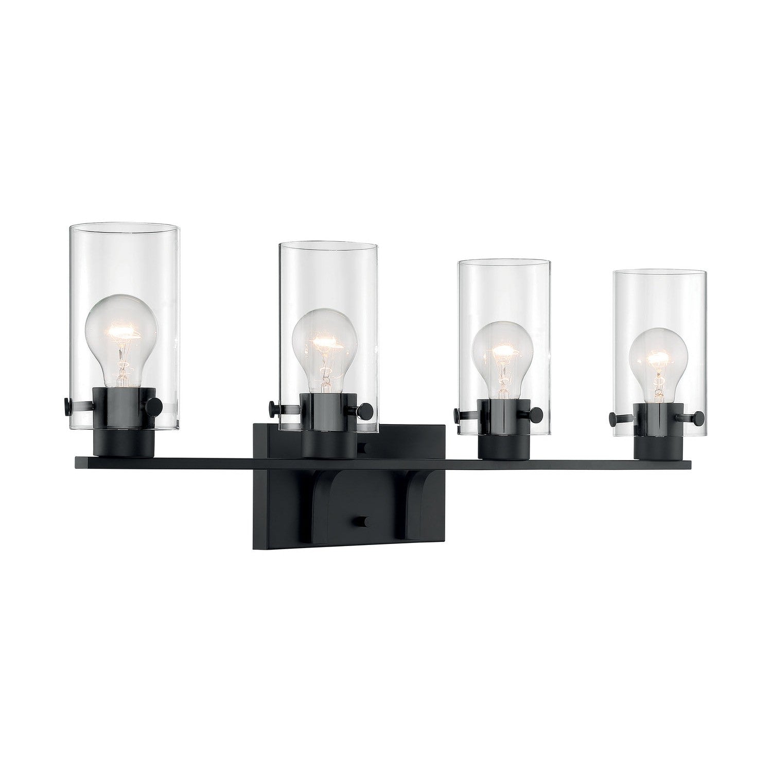 Nuvo Lighting - 60-7274 - Four Light Vanity - Sommerset - Matte Black