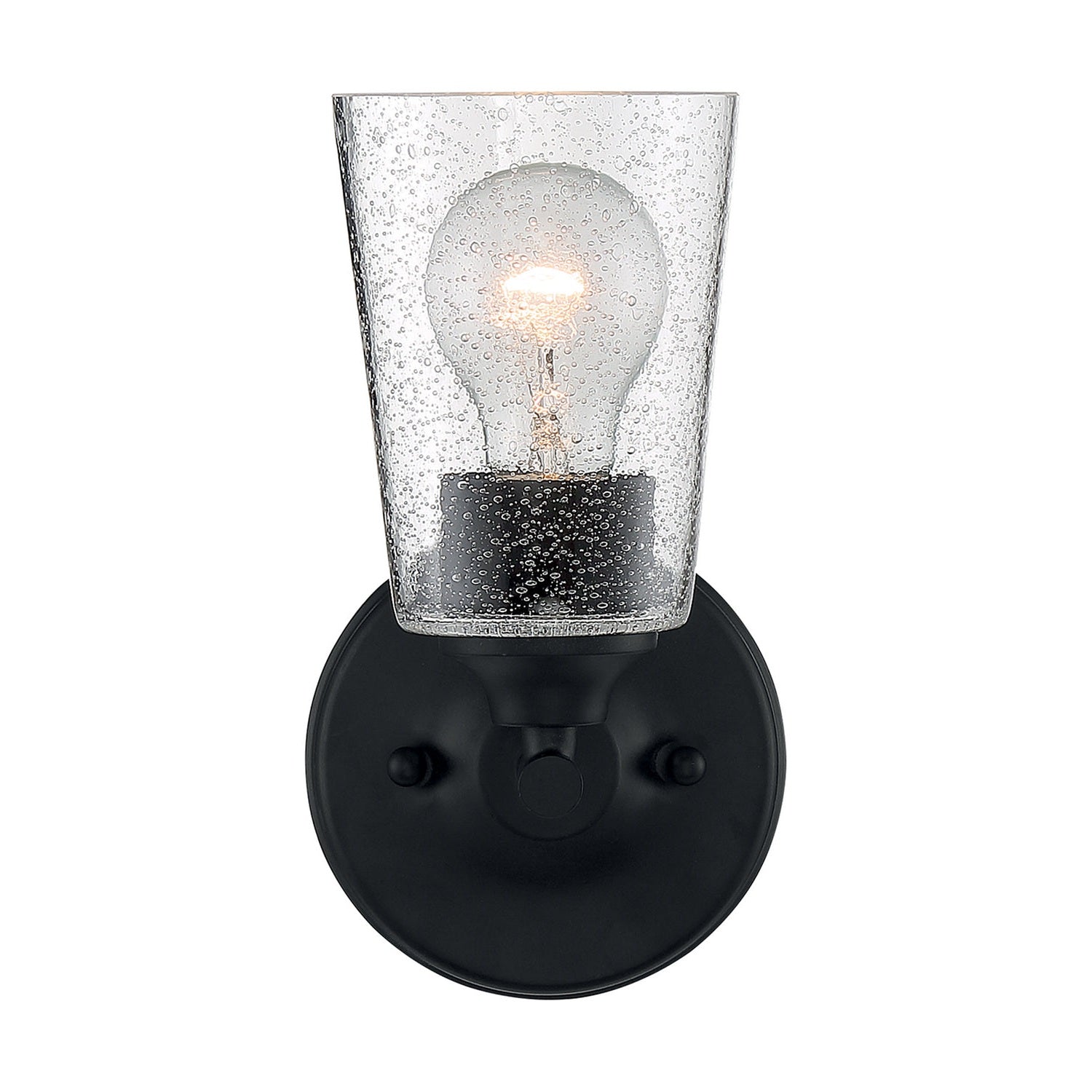 Nuvo Lighting - 60-7281 - One Light Vanity - Bransel - Matte Black