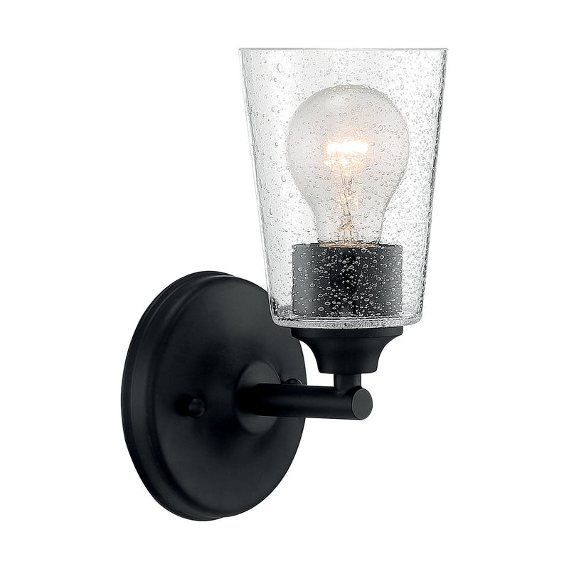 Nuvo Lighting - 60-7281 - One Light Vanity - Bransel - Matte Black