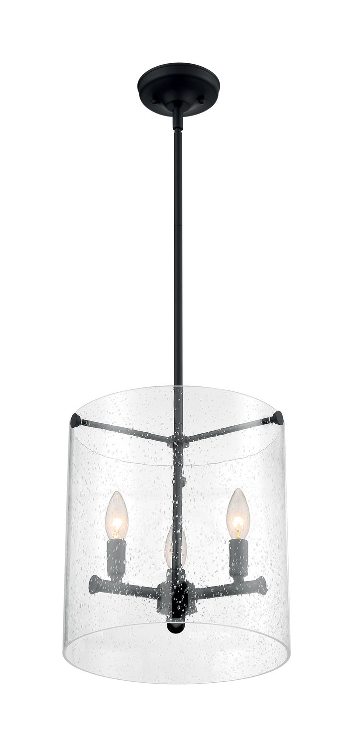 Nuvo Lighting - 60-7287 - Three Light Pendant - Bransel - Matte Black