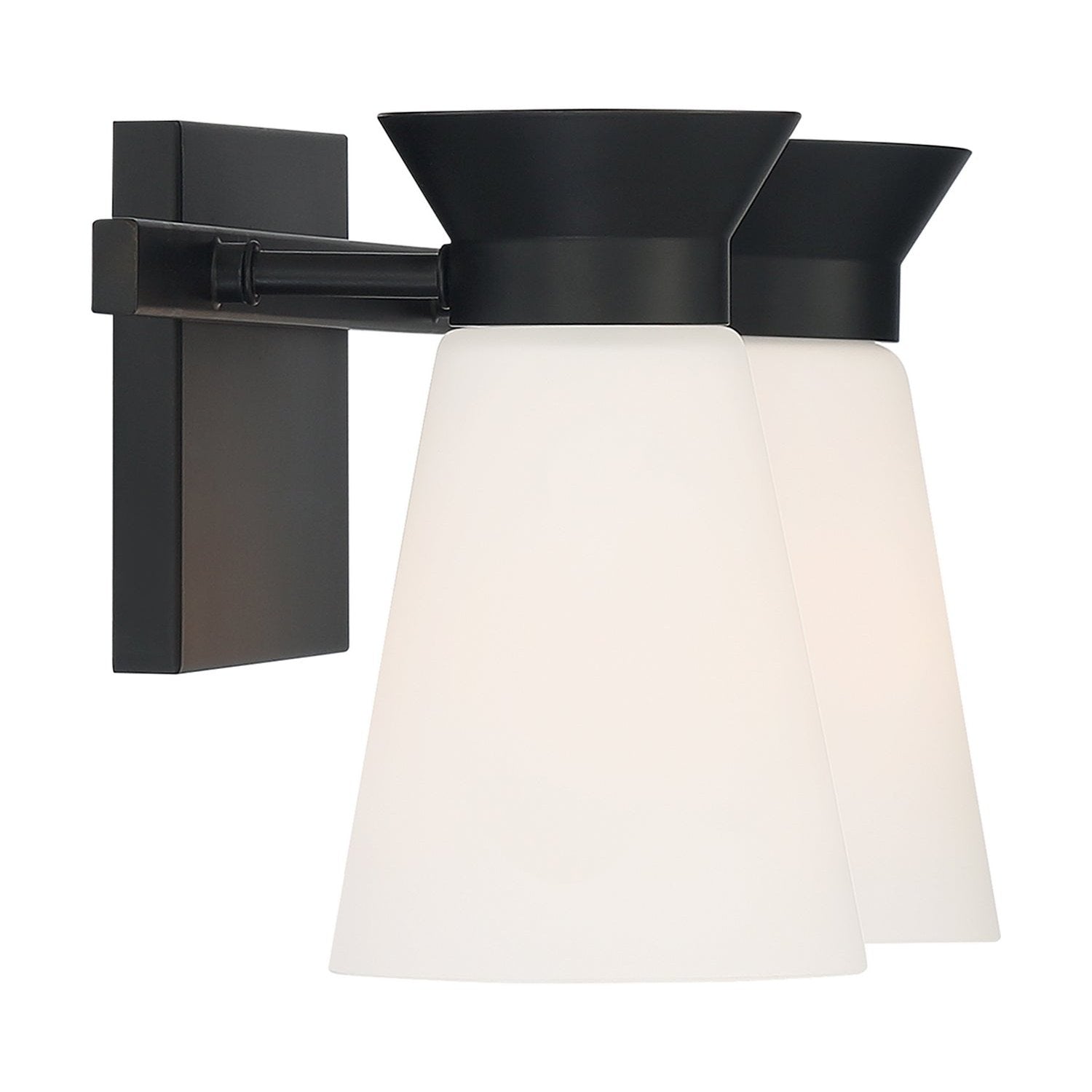 Nuvo Lighting - 60-7312 - Two Light Vanity - Caleta - Black