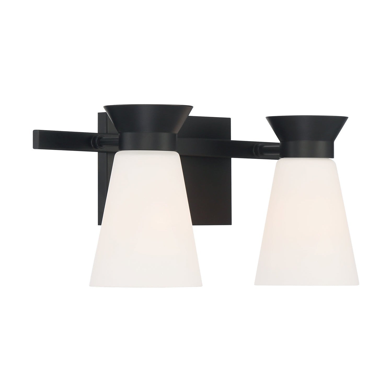 Nuvo Lighting - 60-7312 - Two Light Vanity - Caleta - Black