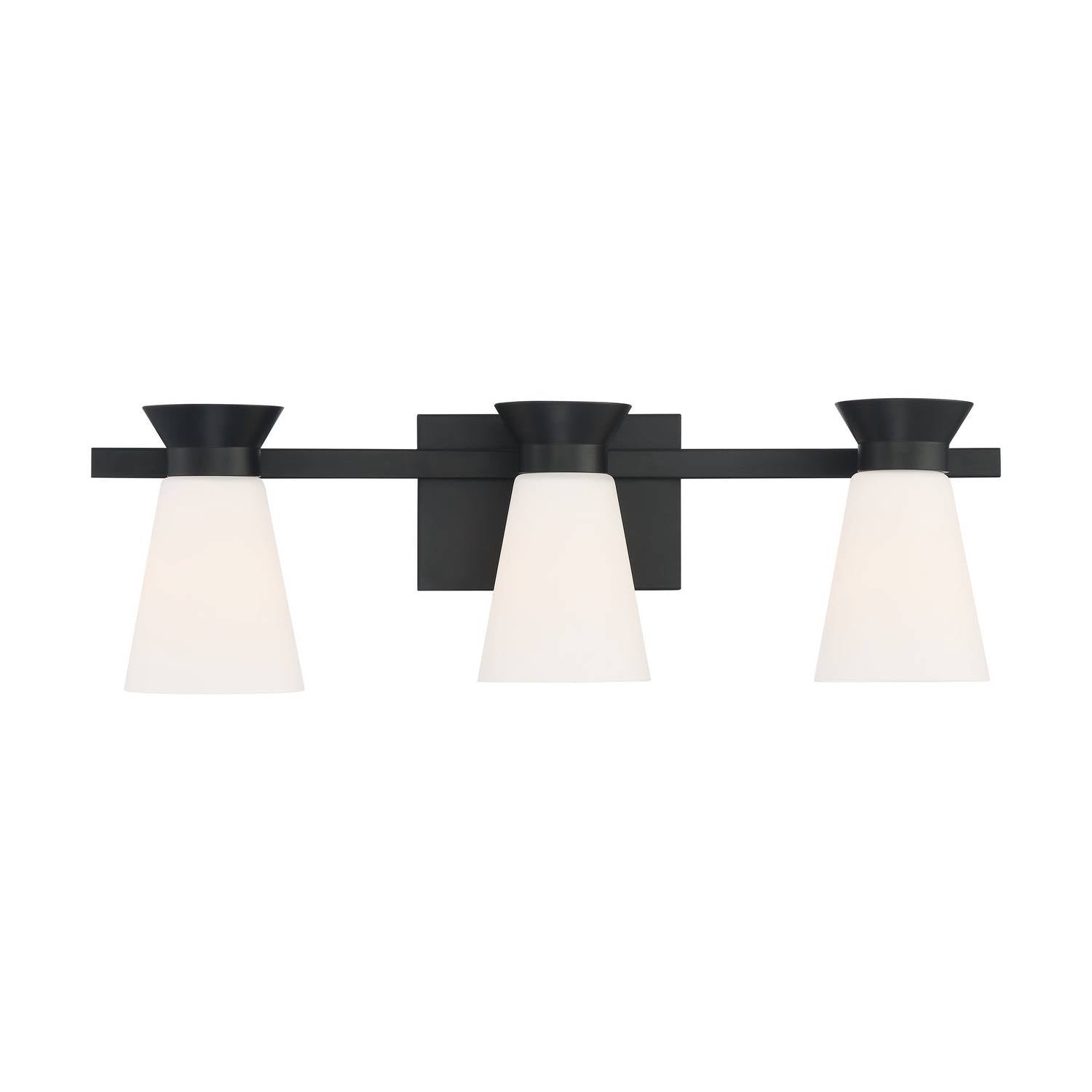 Nuvo Lighting - 60-7313 - Three Light Vanity - Caleta - Black
