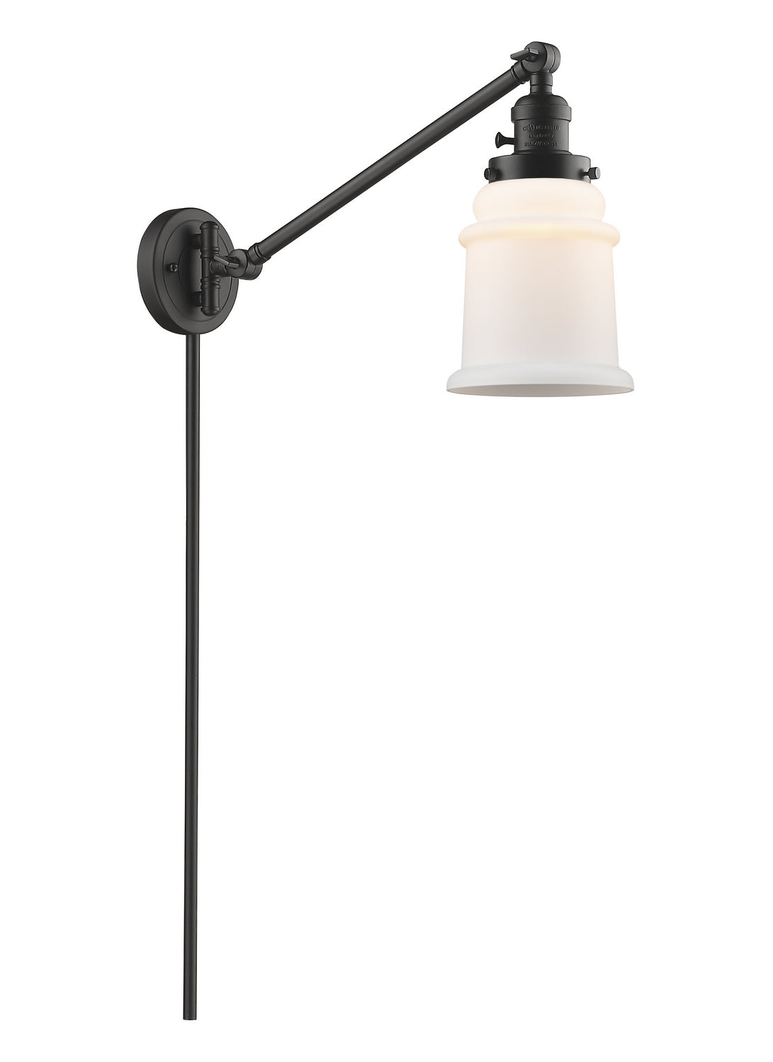Innovations - 237-OB-G181 - One Light Swing Arm - Franklin Restoration - Oil Rubbed Bronze