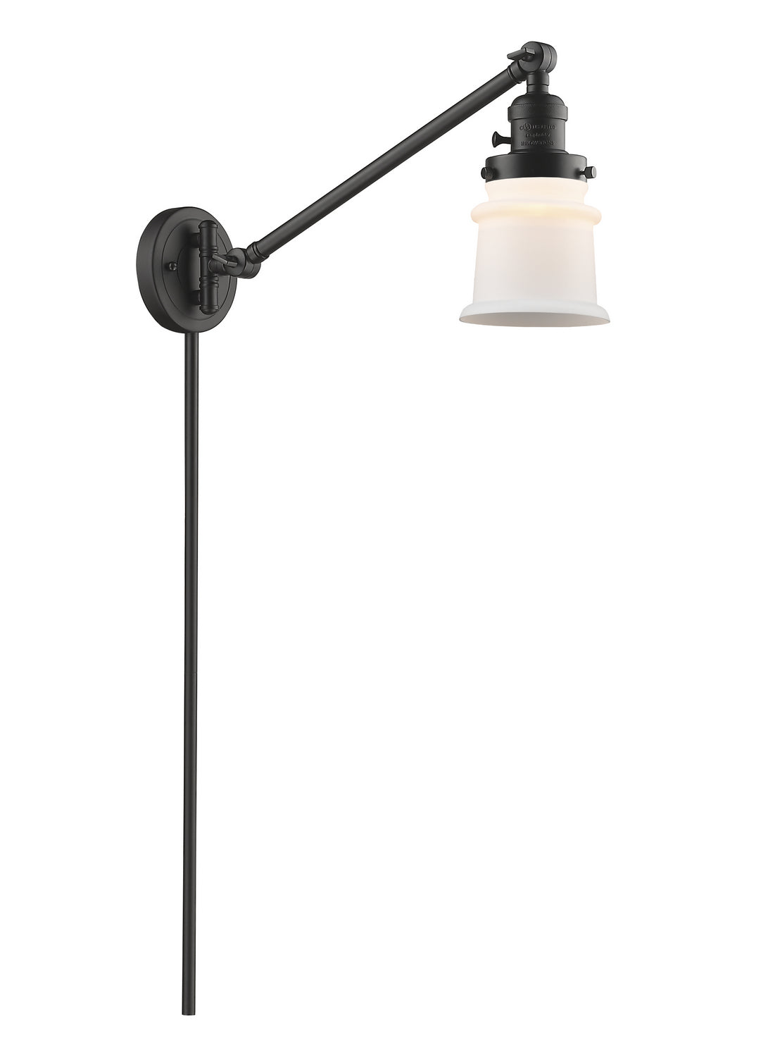 Innovations - 237-OB-G181S - One Light Swing Arm - Franklin Restoration - Oil Rubbed Bronze