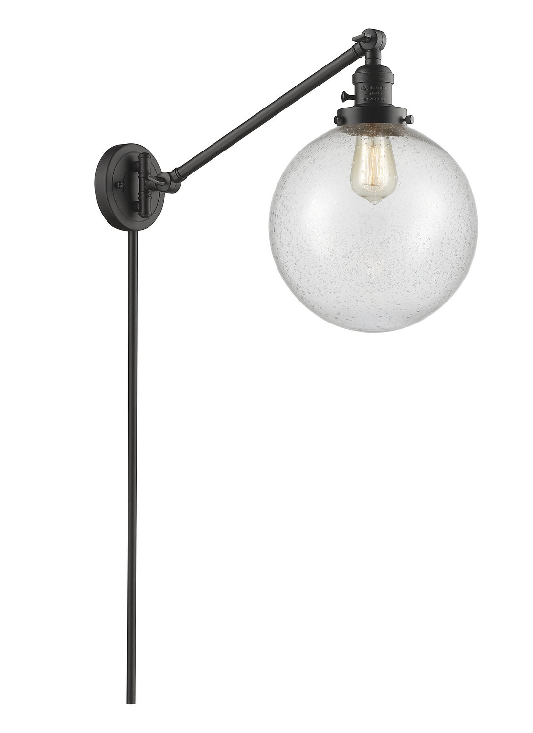 Innovations - 237-OB-G204-10 - One Light Swing Arm - Franklin Restoration - Oil Rubbed Bronze