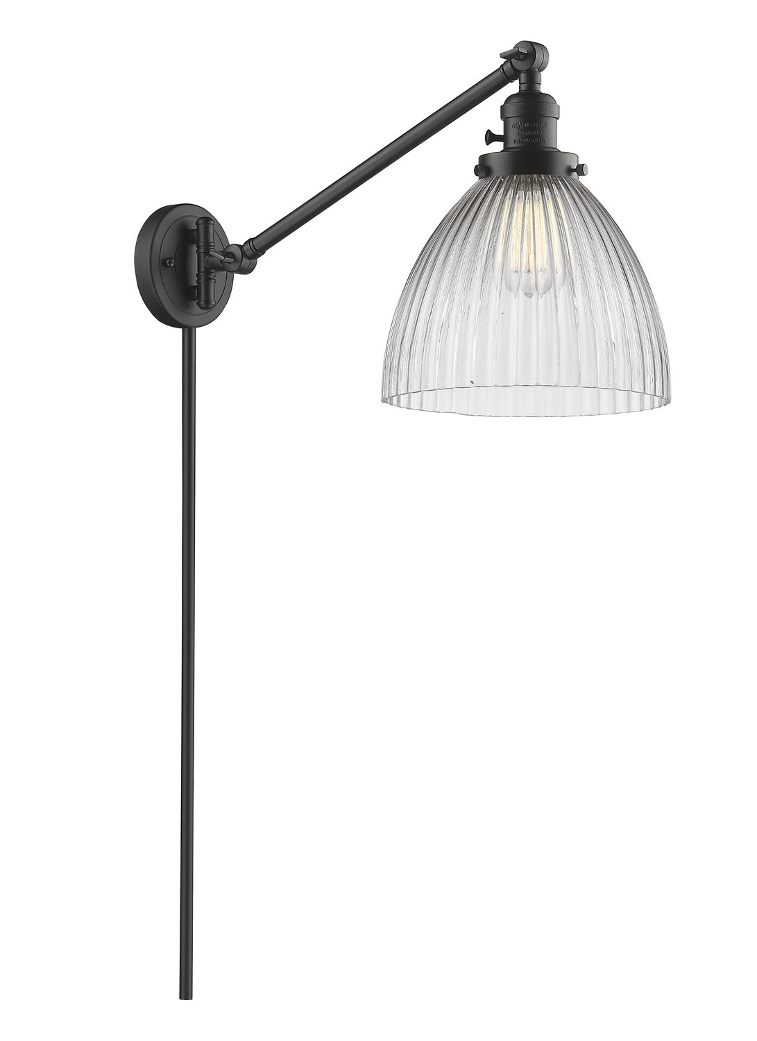 Innovations - 237-OB-G222 - One Light Swing Arm - Franklin Restoration - Oil Rubbed Bronze
