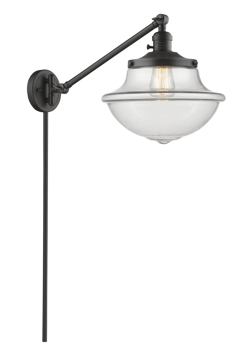 Innovations - 237-OB-G542 - One Light Swing Arm - Franklin Restoration - Oil Rubbed Bronze
