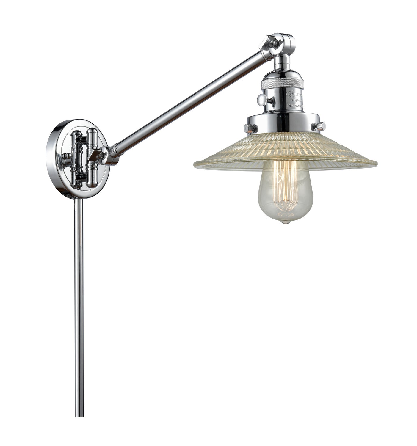 Innovations - 237-PC-G2 - One Light Swing Arm - Franklin Restoration - Polished Chrome