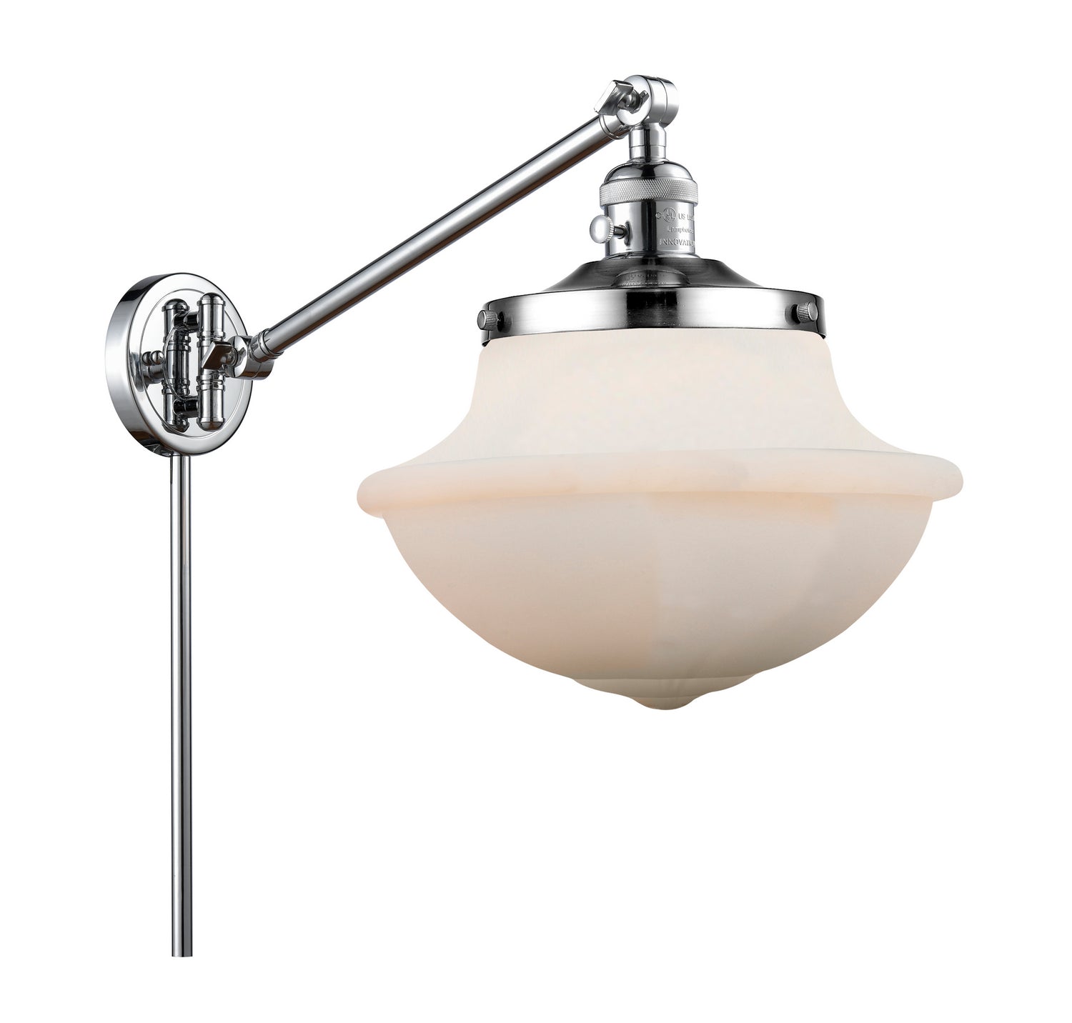 Innovations - 237-PC-G541 - One Light Swing Arm - Franklin Restoration - Polished Chrome