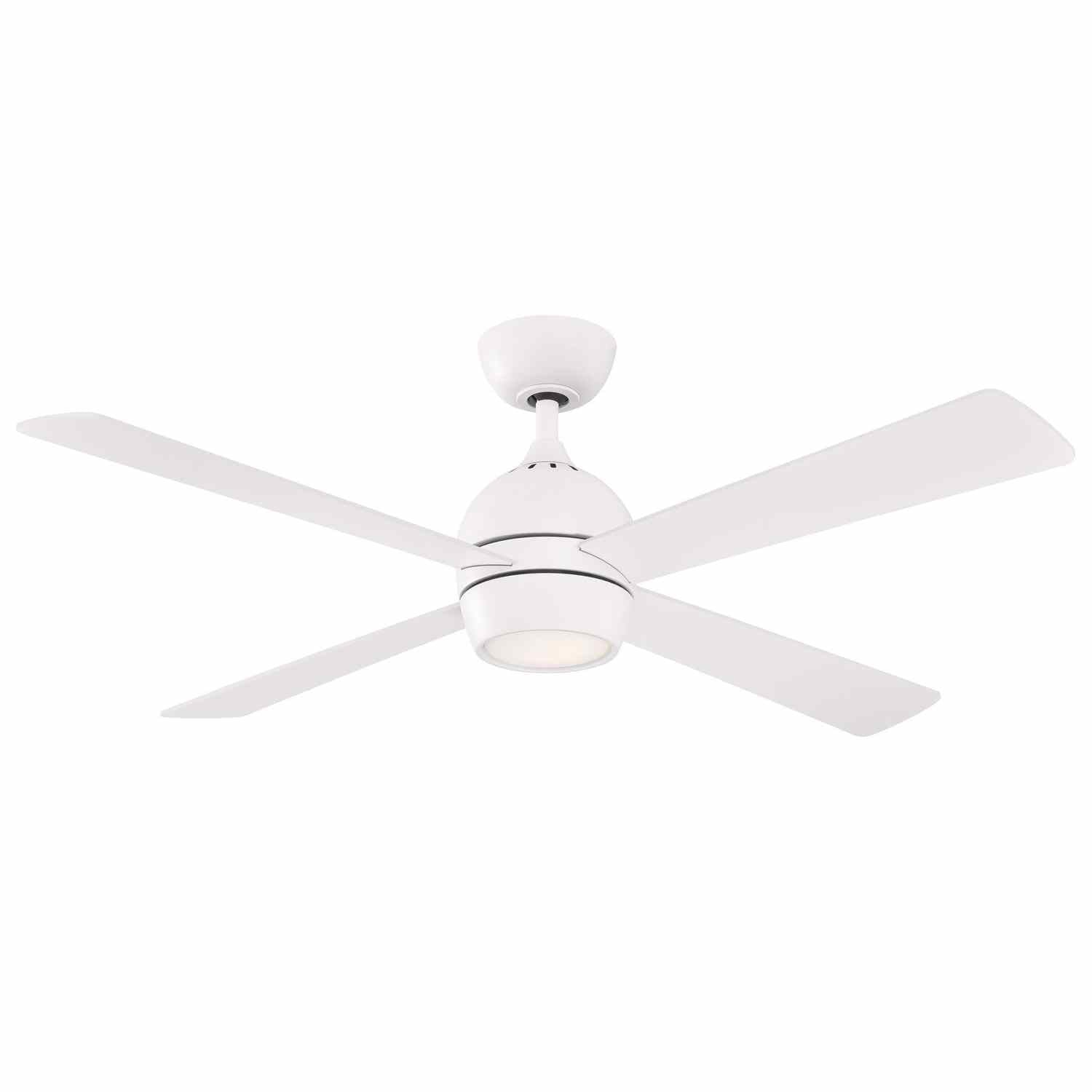Fanimation - FP7652MW - 52"Ceiling Fan - Kwad 52 - Matte White