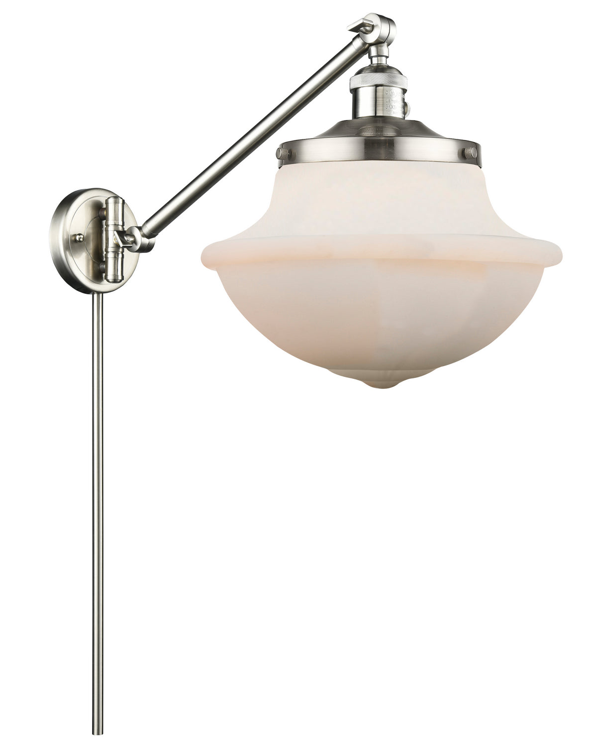 Innovations - 237-SN-G541 - One Light Swing Arm - Franklin Restoration - Brushed Satin Nickel