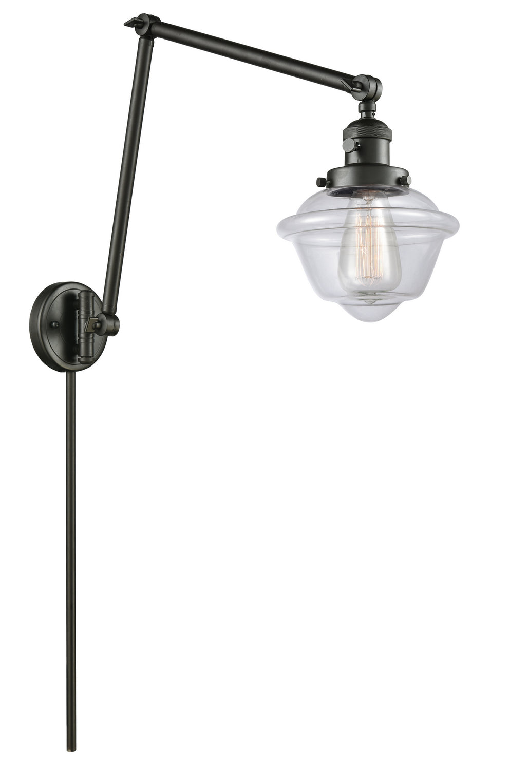 Innovations - 238-OB-G532 - One Light Swing Arm - Franklin Restoration - Oil Rubbed Bronze