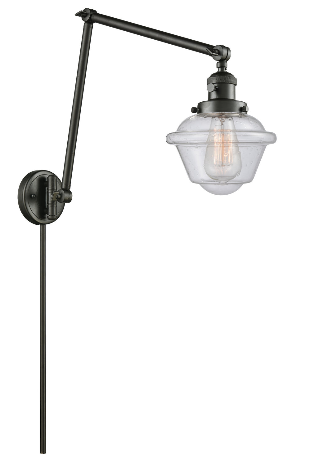 Innovations - 238-OB-G534 - One Light Swing Arm - Franklin Restoration - Oil Rubbed Bronze