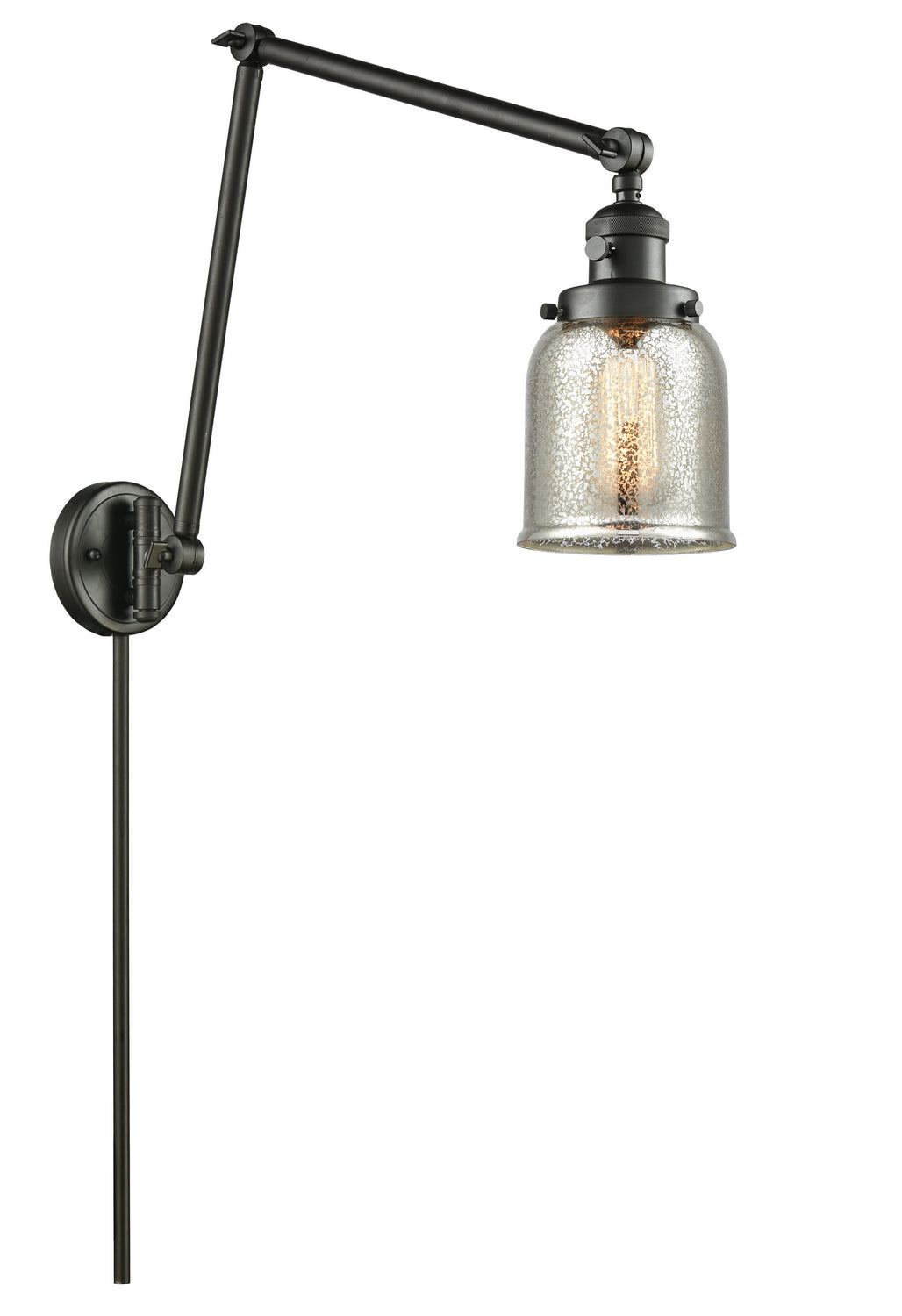 Innovations - 238-OB-G58 - One Light Swing Arm - Franklin Restoration - Oil Rubbed Bronze