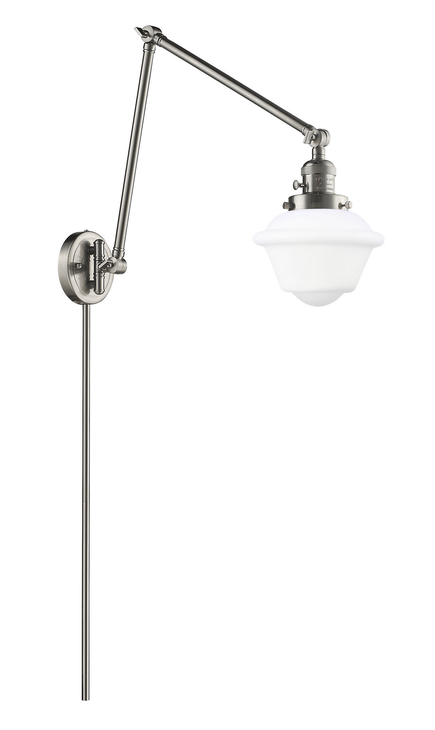Innovations - 238-SN-G531 - One Light Swing Arm - Franklin Restoration - Brushed Satin Nickel