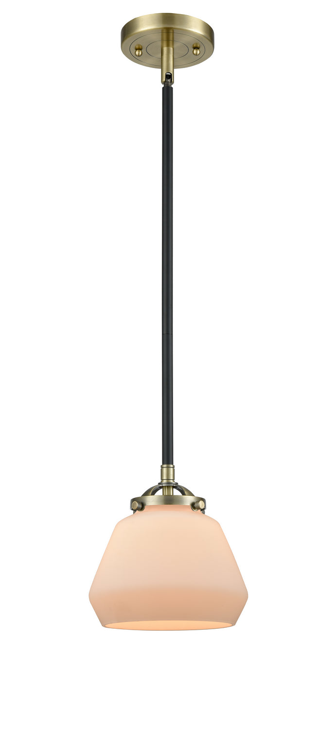 Innovations - 284-1S-BAB-G171 - One Light Mini Pendant - Nouveau - Black Antique Brass