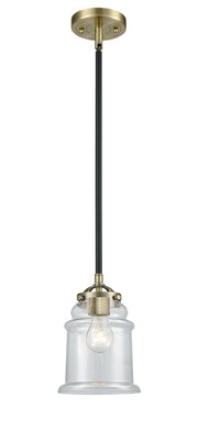 Innovations - 284-1S-BAB-G182 - One Light Mini Pendant - Nouveau - Black Antique Brass