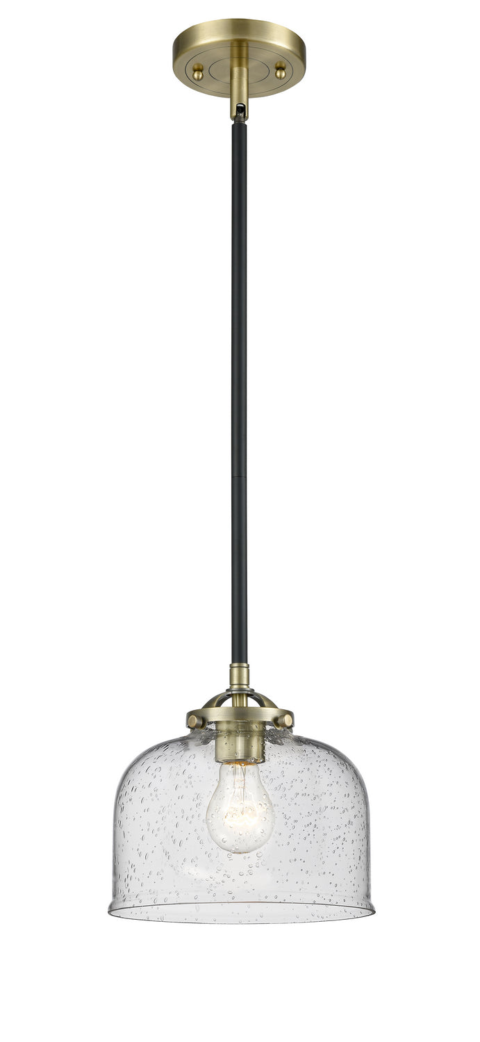 Innovations - 284-1S-BAB-G74 - One Light Mini Pendant - Nouveau - Black Antique Brass