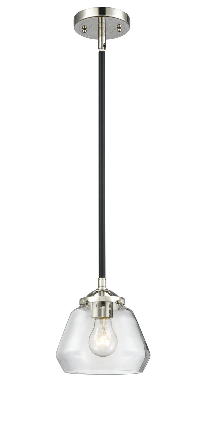 Innovations - 284-1S-BPN-G172 - One Light Mini Pendant - Nouveau - Black Polished Nickel