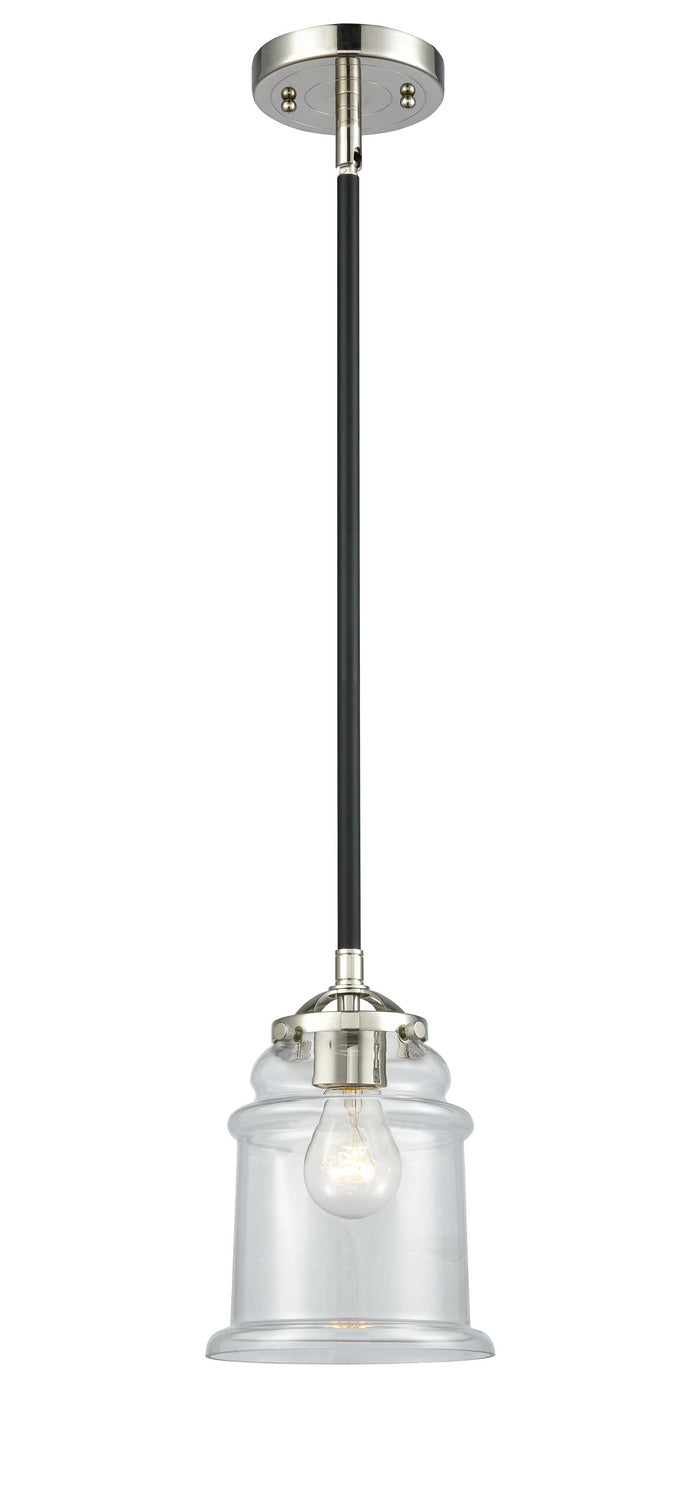 Innovations - 284-1S-BPN-G182 - One Light Mini Pendant - Nouveau - Black Polished Nickel