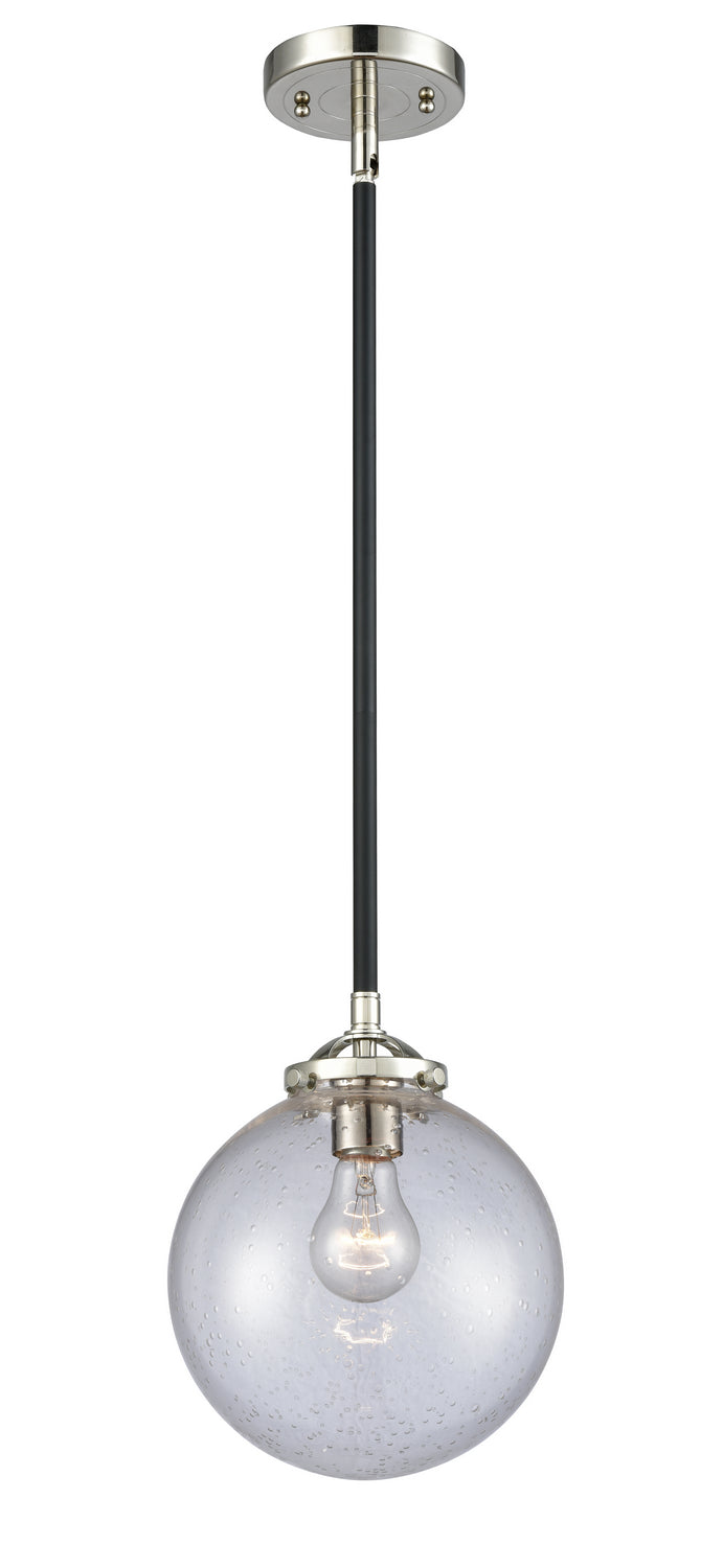 Innovations - 284-1S-BPN-G204-8 - One Light Mini Pendant - Nouveau - Black Polished Nickel