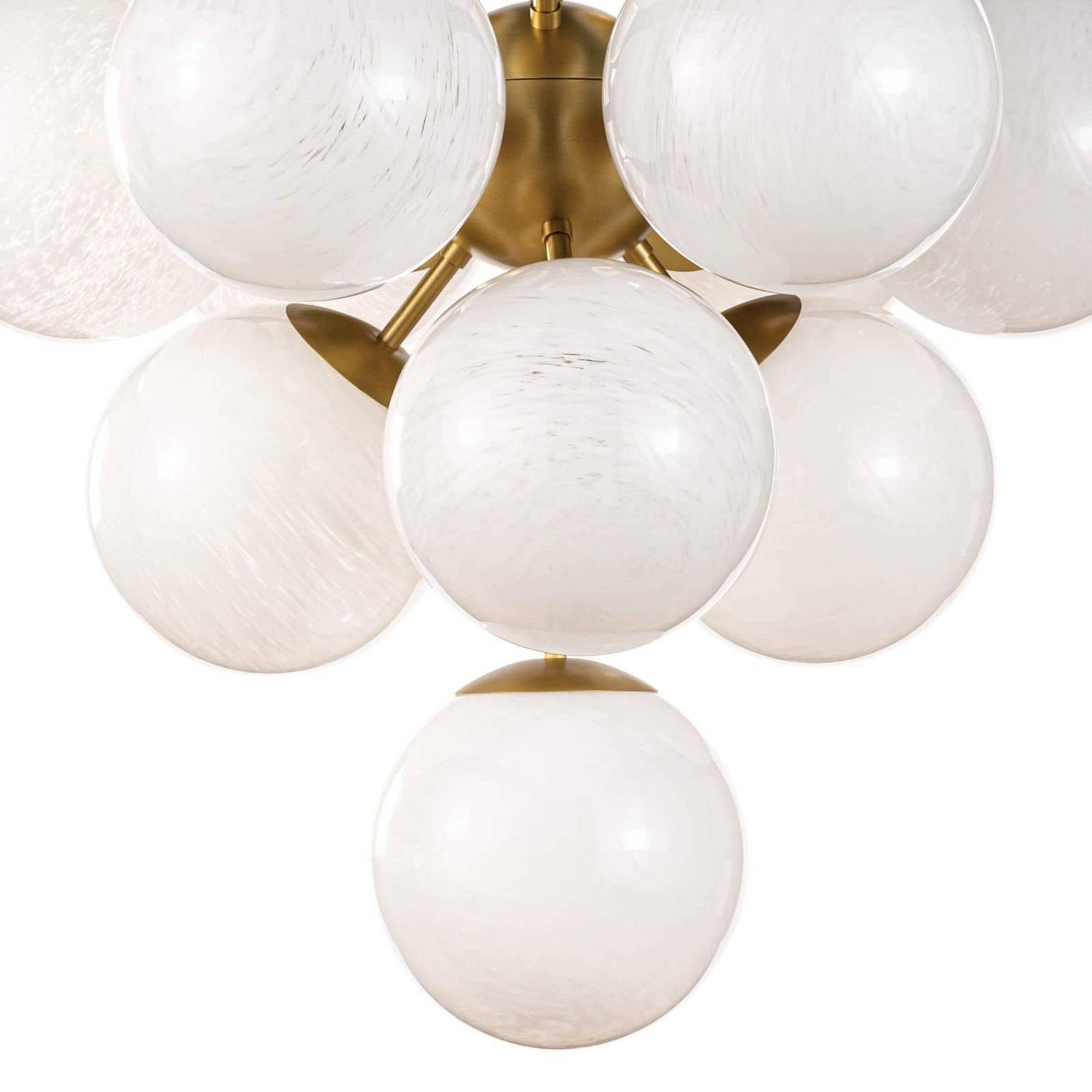 Regina Andrew - 16-1278SRLNB - 13 Light Chandelier - La Dame - Natural Brass