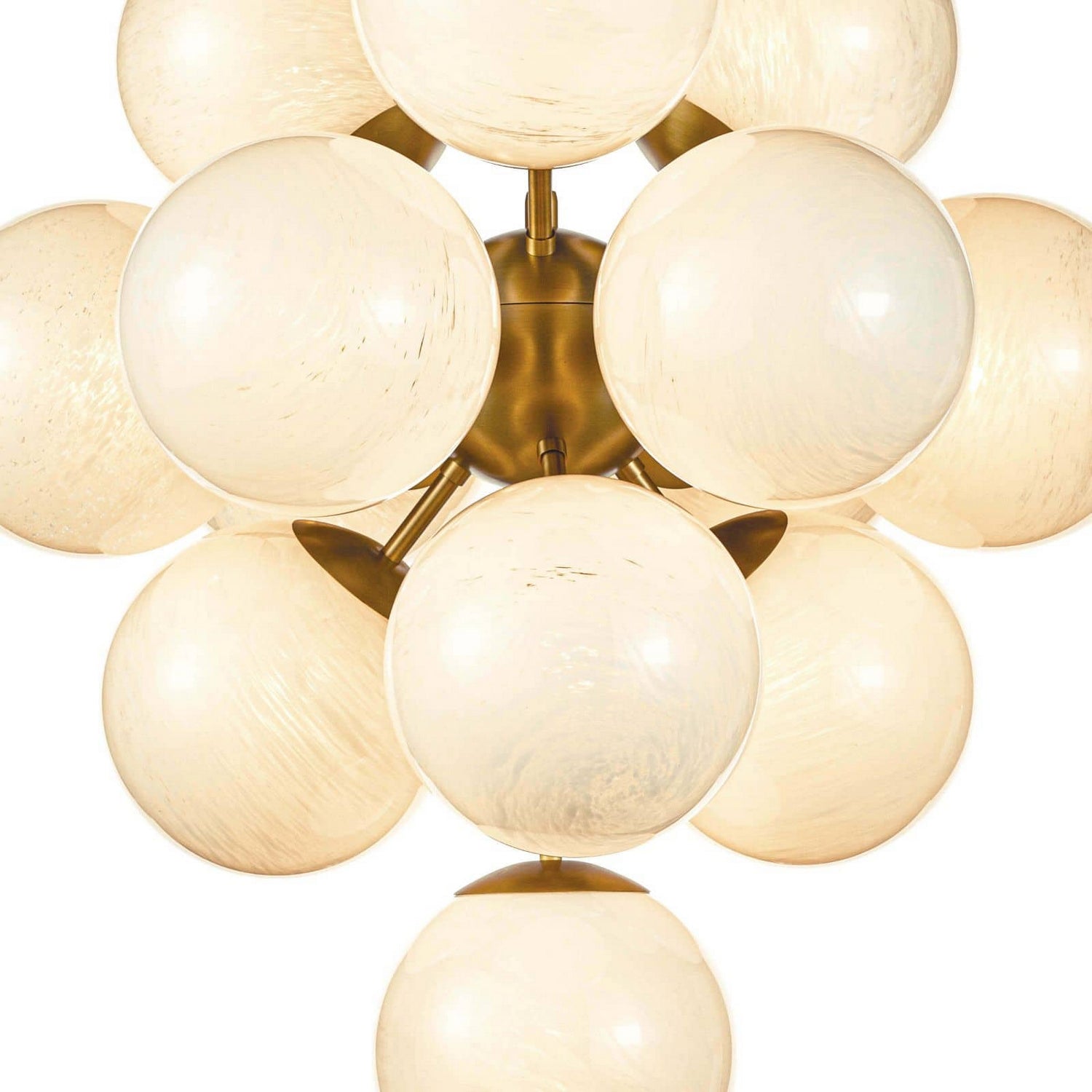 Regina Andrew - 16-1278SRLNB - 13 Light Chandelier - La Dame - Natural Brass