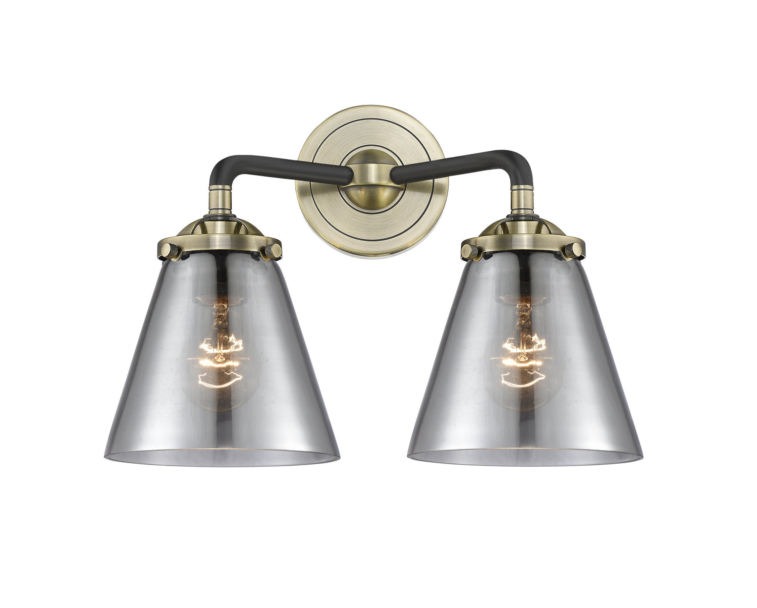 Innovations - 284-2W-BAB-G63 - Two Light Bath Vanity - Nouveau - Black Antique Brass