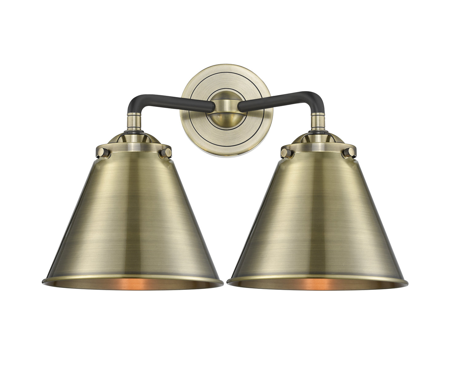 Innovations - 284-2W-BAB-M13-AB - Two Light Bath Vanity - Nouveau - Black Antique Brass