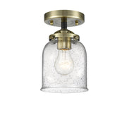 Innovations - 284-1C-BAB-G54 - One Light Semi-Flush Mount - Nouveau - Black Antique Brass