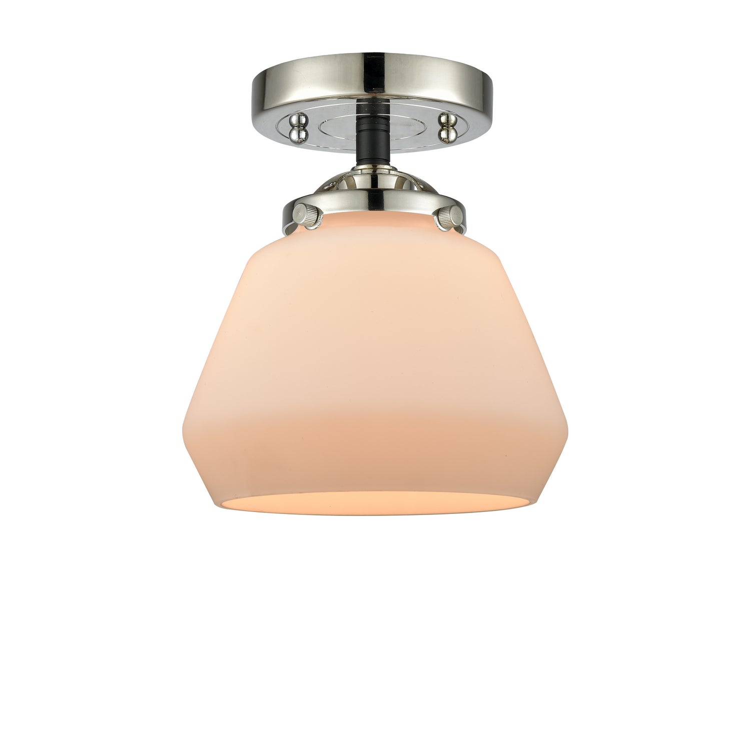 Innovations - 284-1C-BPN-G171 - One Light Semi-Flush Mount - Nouveau - Black Polished Nickel